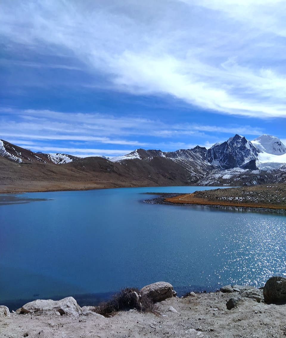 Gurudongmar Lake is one of the highest lake in the World