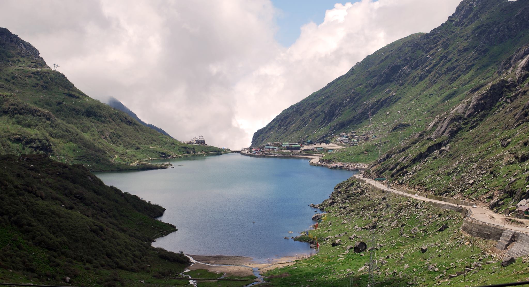 Tsomgo Lake is a glacial lake